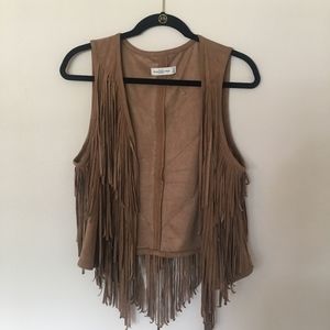 COPY - Fringe suede vest